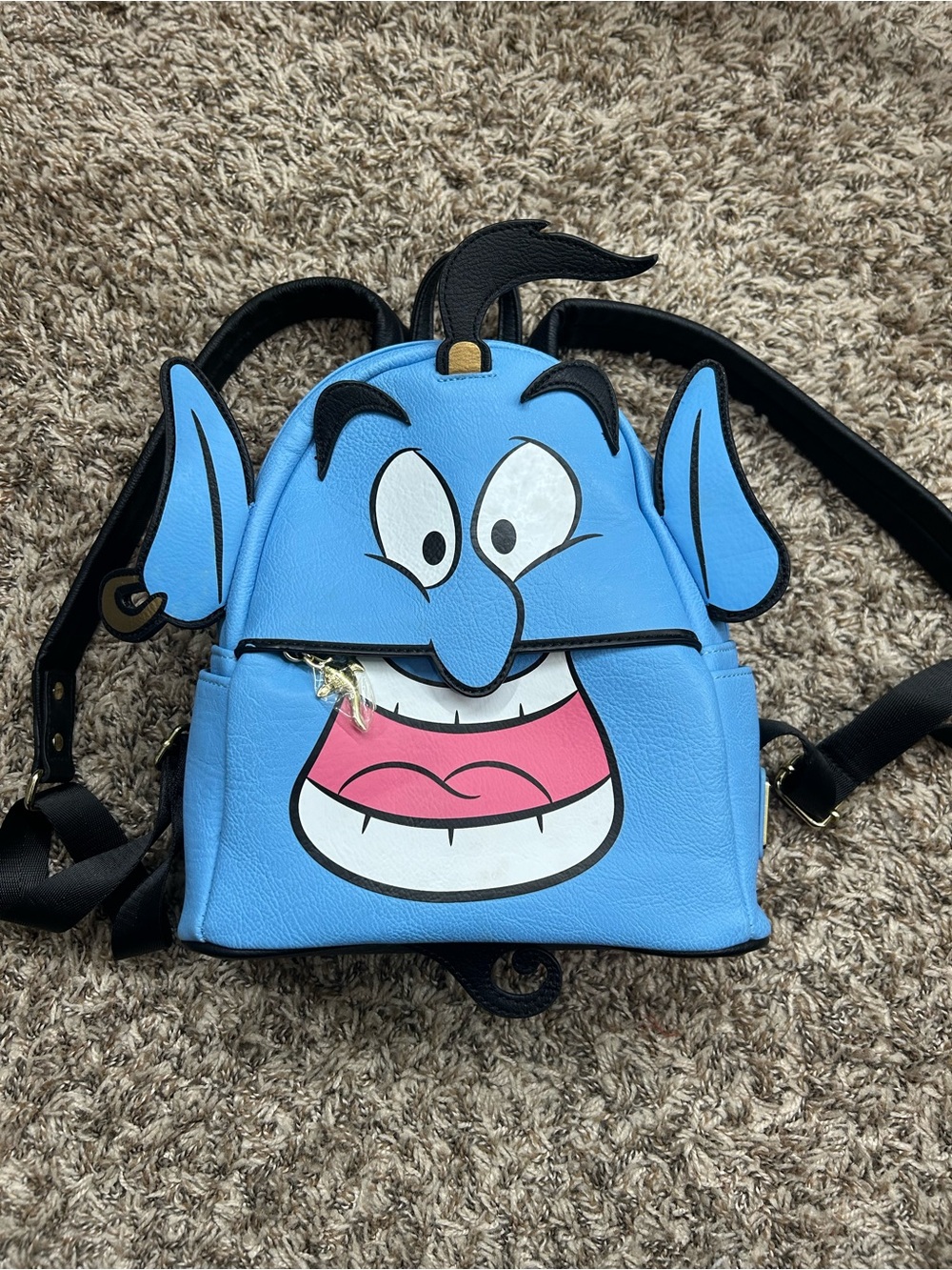 Loungefly Disney Aladdin Genie Mini Backpack Blue
